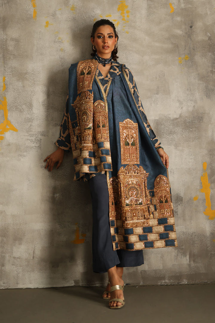 Shamaeel - Azure-1 - Viscose Silk