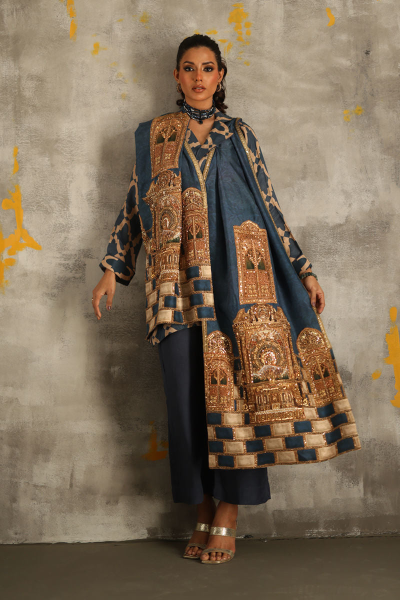 Shamaeel - Azure-1 - Viscose Silk