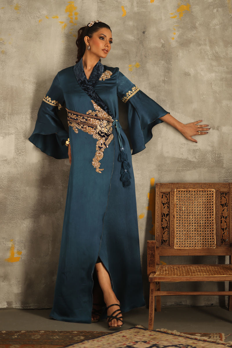 Shamaeel - Azure-3 - Viscose Silk & Palachi