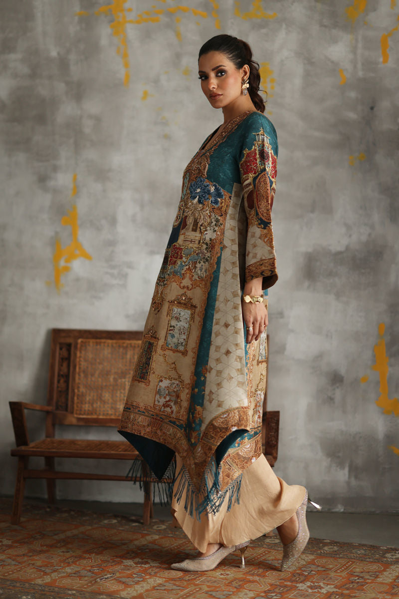 Shamaeel - Azure-5 - Sheesha Silk/Cotton Silk