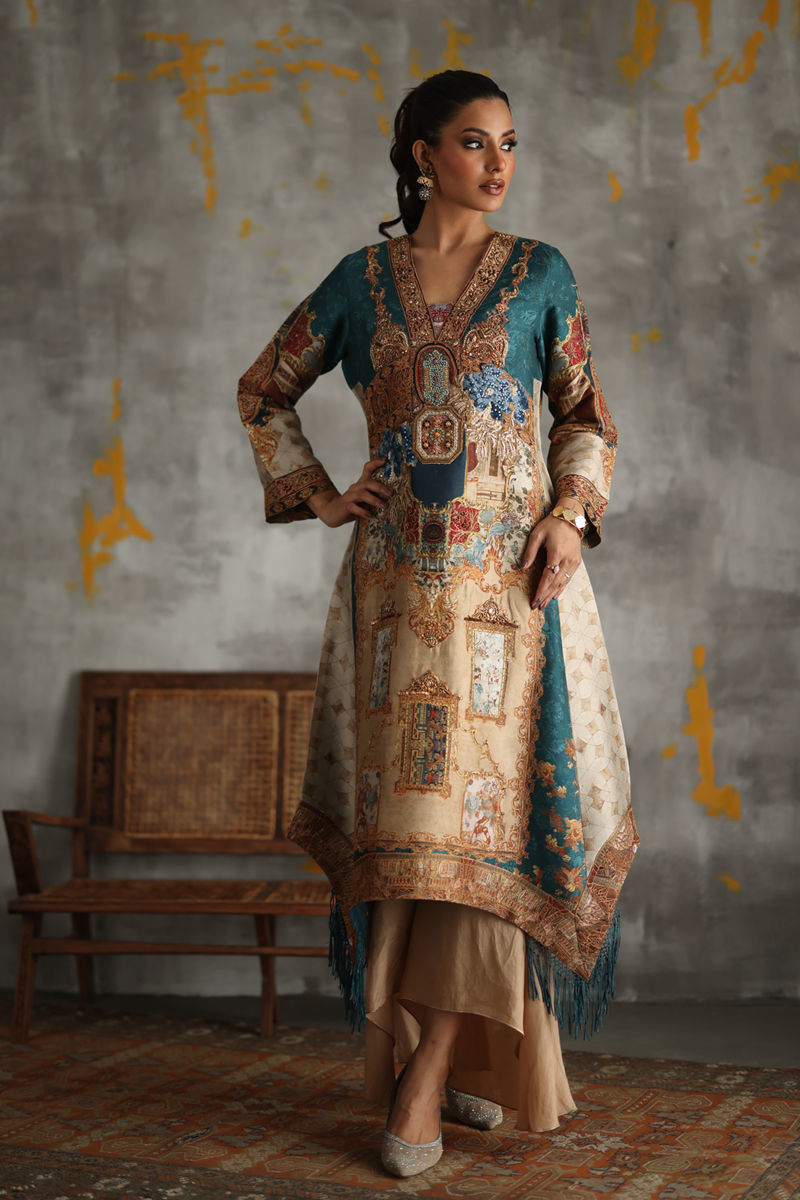 Shamaeel - Azure-5 - Sheesha Silk/Cotton Silk