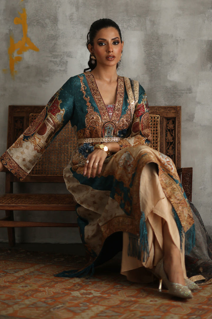 Shamaeel - Azure-5 - Sheesha Silk/Cotton Silk