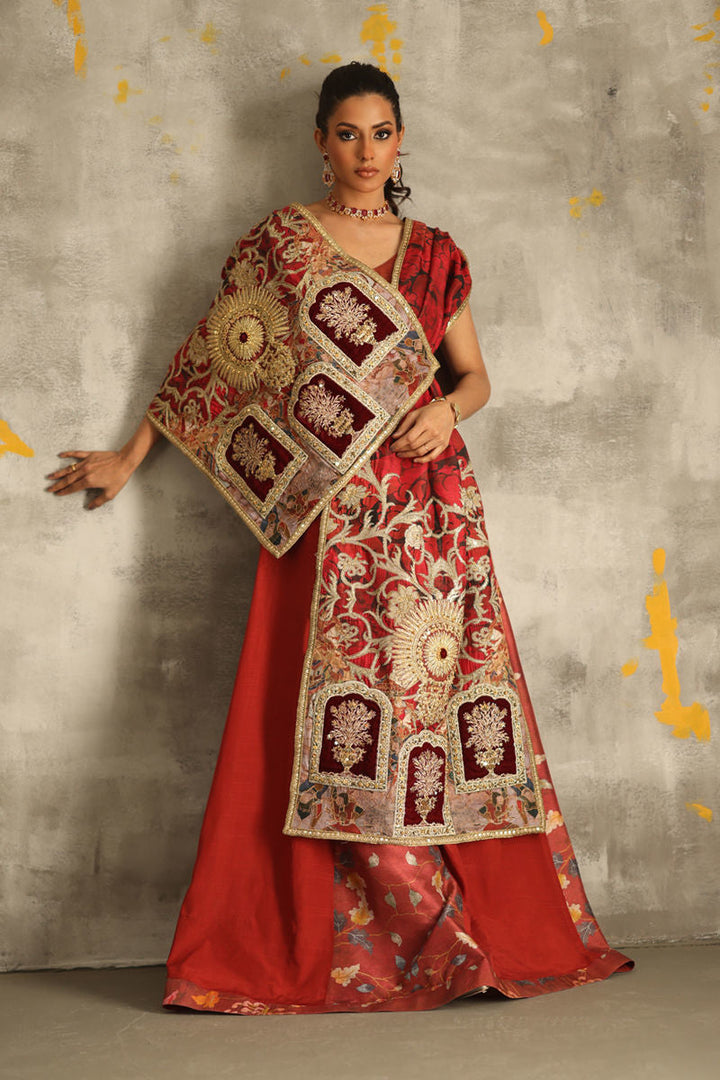 Shamaeel - Crimson-2 - Raw Silk