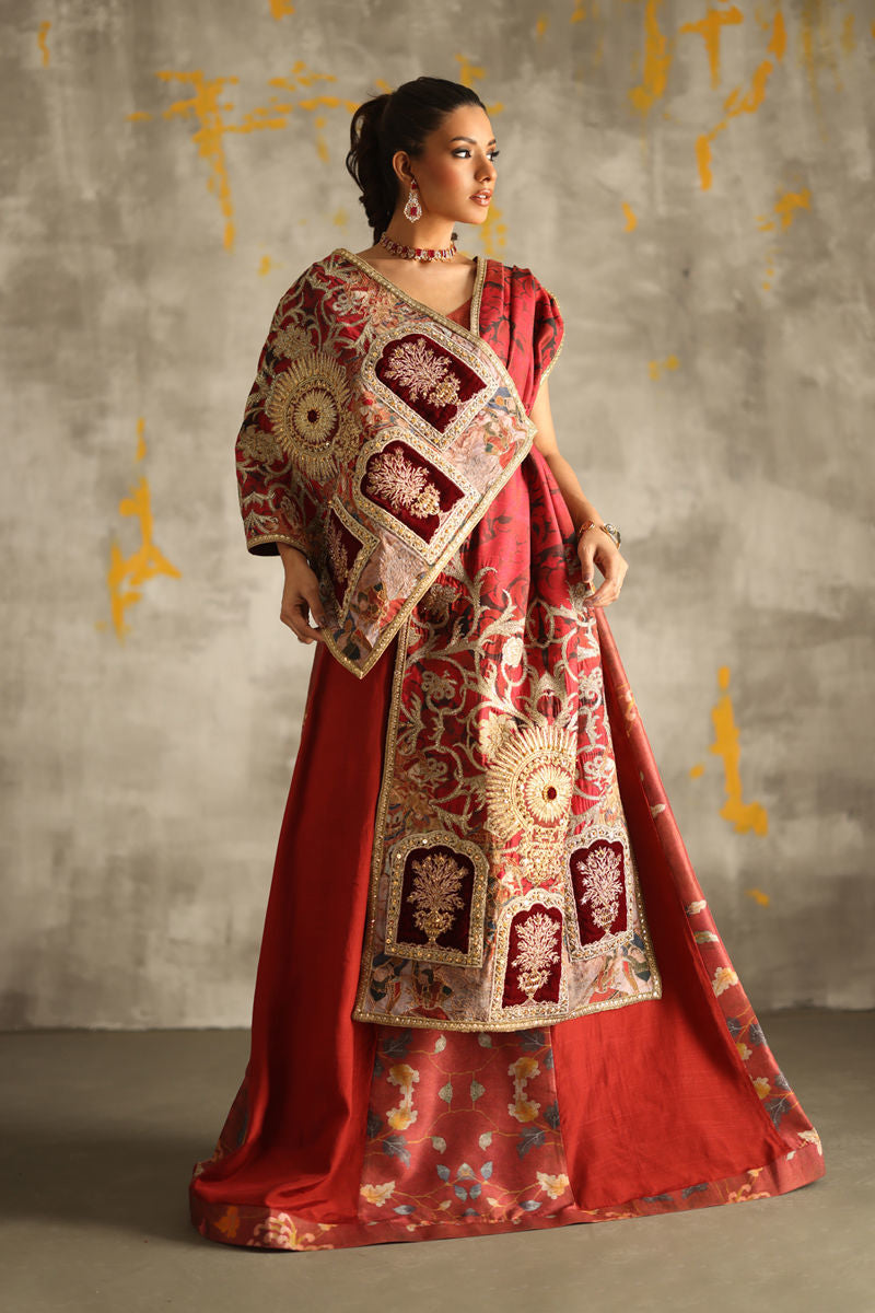 Shamaeel - Crimson-2 - Raw Silk