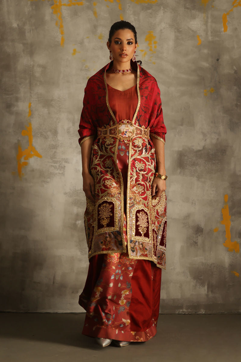 Shamaeel - Crimson-2 - Raw Silk