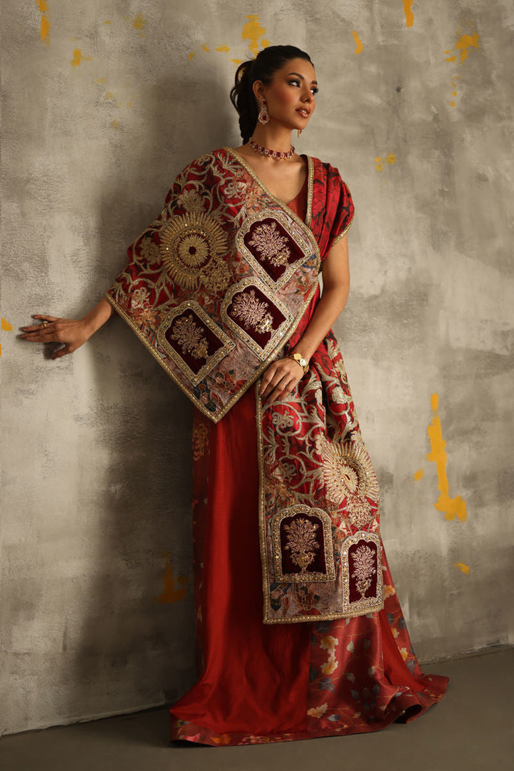 Shamaeel - Crimson-2 - Raw Silk
