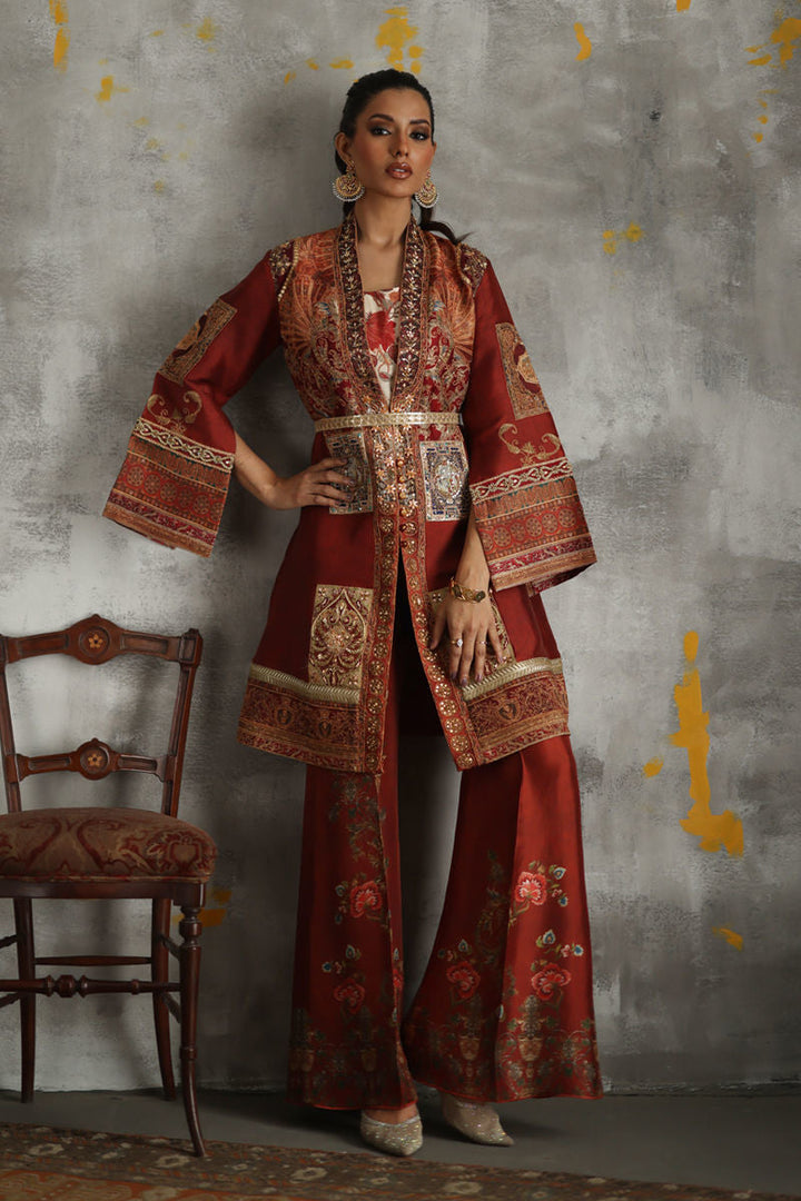 Shamaeel - Crimson-5 - Sheesha Silk