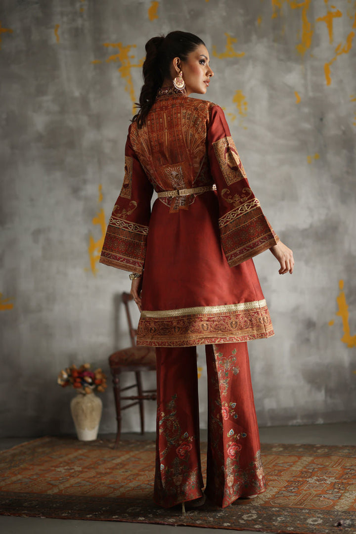 Shamaeel - Crimson-5 - Sheesha Silk