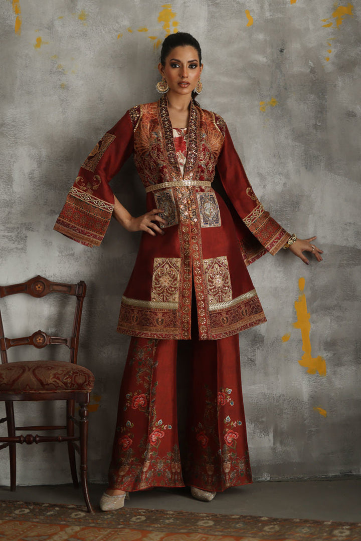 Shamaeel - Crimson-5 - Sheesha Silk