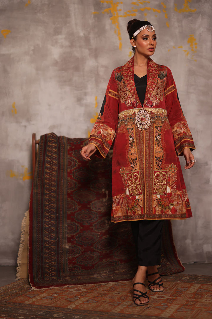 Shamaeel - Crimson-6 - Sheesha Silk