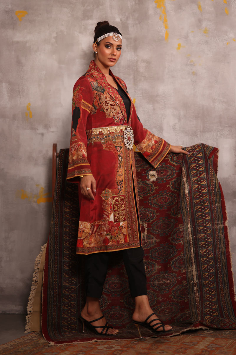 Shamaeel - Crimson-6 - Sheesha Silk