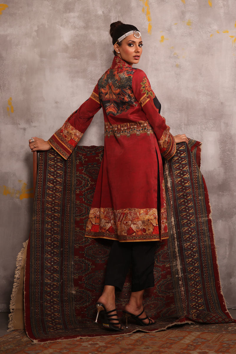 Shamaeel - Crimson-6 - Sheesha Silk