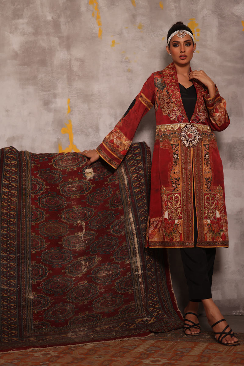 Shamaeel - Crimson-6 - Sheesha Silk