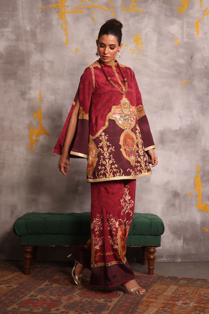 Shamaeel - Crimson-7 - Sheesha Silk