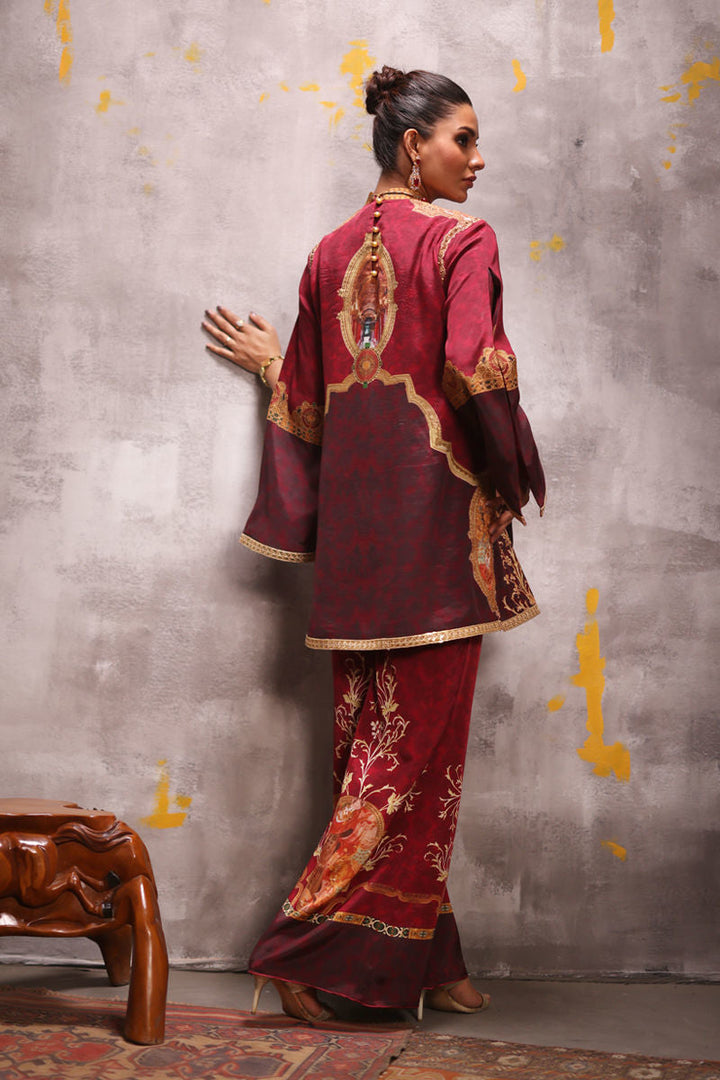 Shamaeel - Crimson-7 - Sheesha Silk