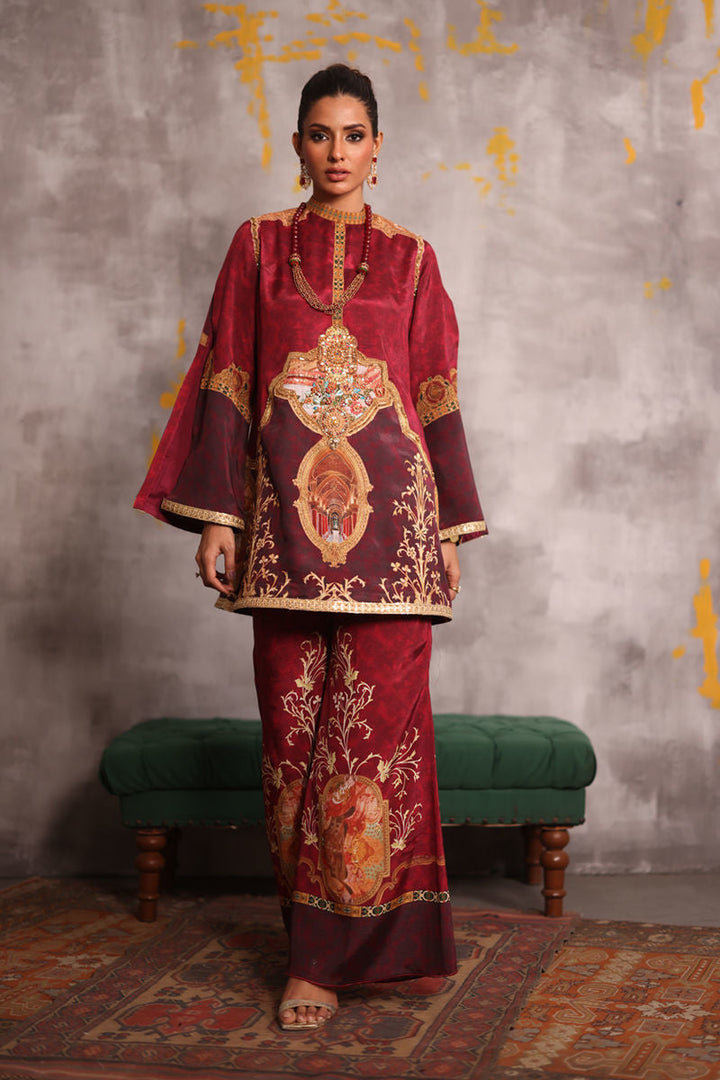 Shamaeel - Crimson-7 - Sheesha Silk