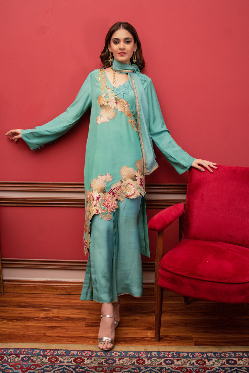 Shamaeel - TL-06 - Khaadi Silk/Cotton Silk