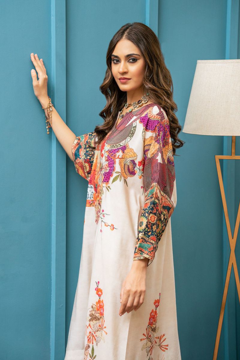 Shamaeel - TL-07 - Khaadi Silk/Cotton Silk