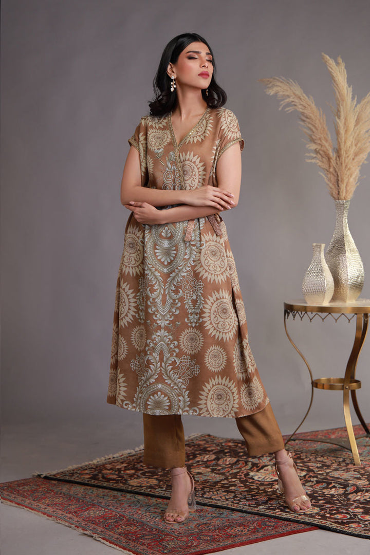 Shamaeel - WFE-04 - Khaadi Silk/Cotton Silk