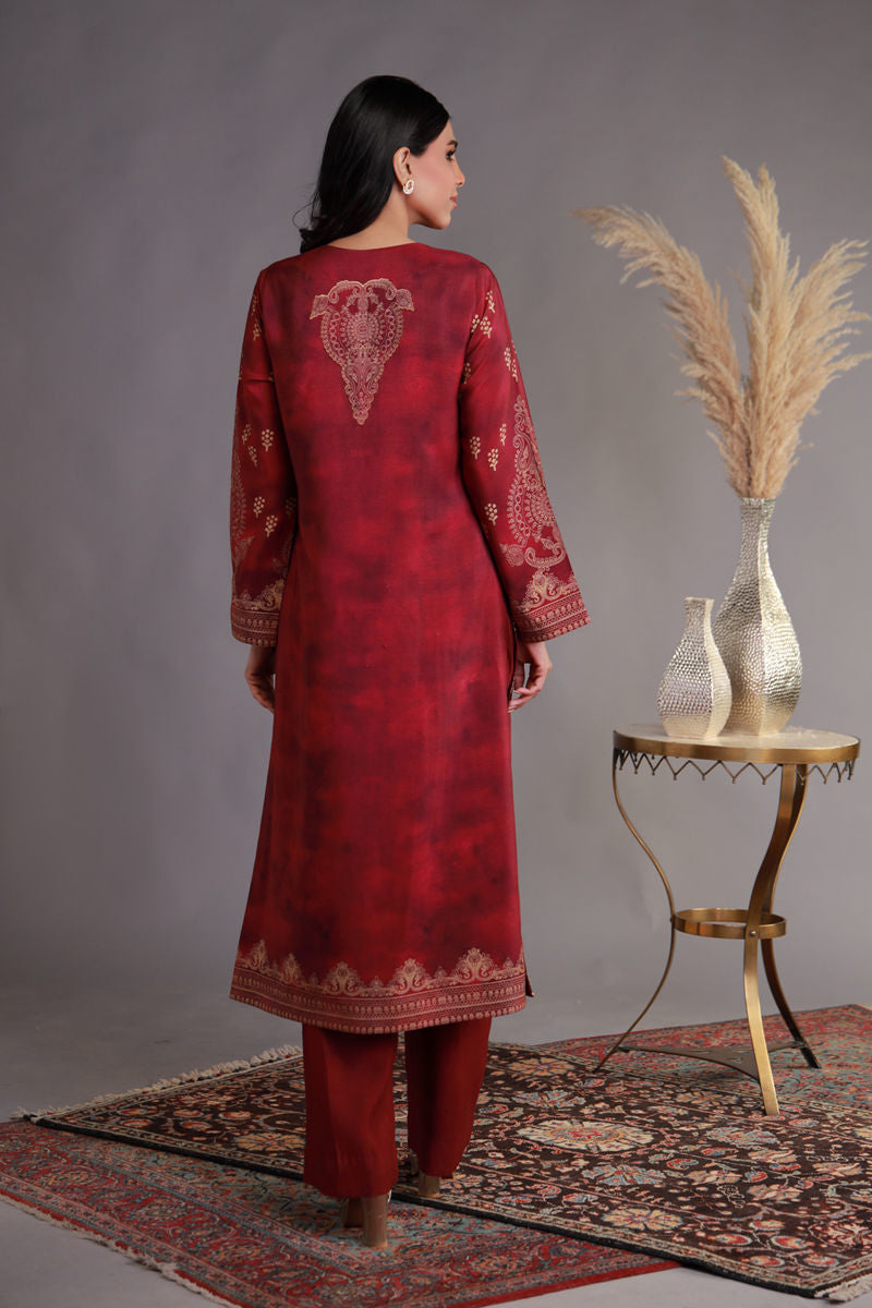 Shamaeel - WFE-02 - Khaadi Silk/Cotton Silk