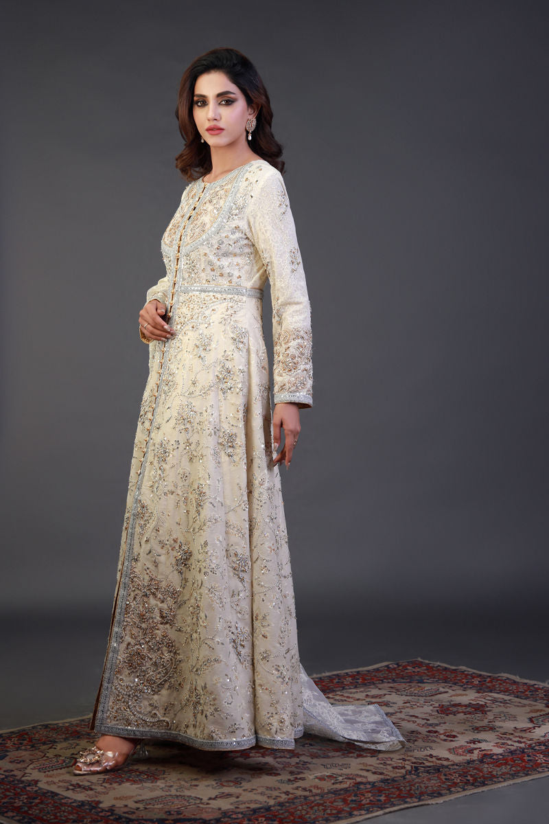 Shamaeel - EE-16 - Textured Net/Cotton Silk