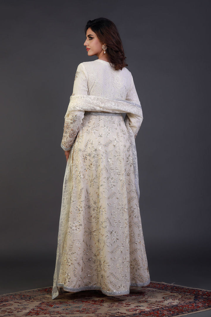 Shamaeel - EE-16 - Textured Net/Cotton Silk