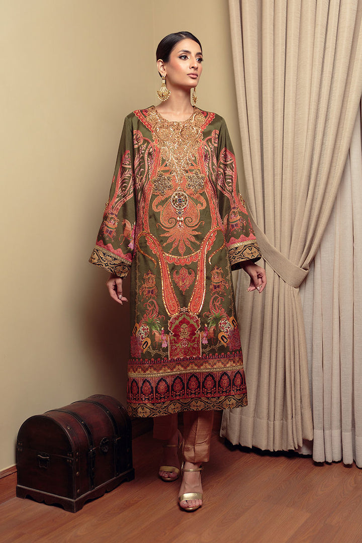 Shamaeel - Olives - Viscose Silk