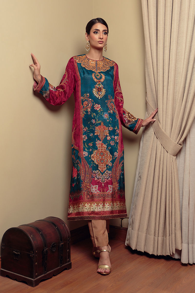 Shamaeel - Evening Blues - Viscose Silk