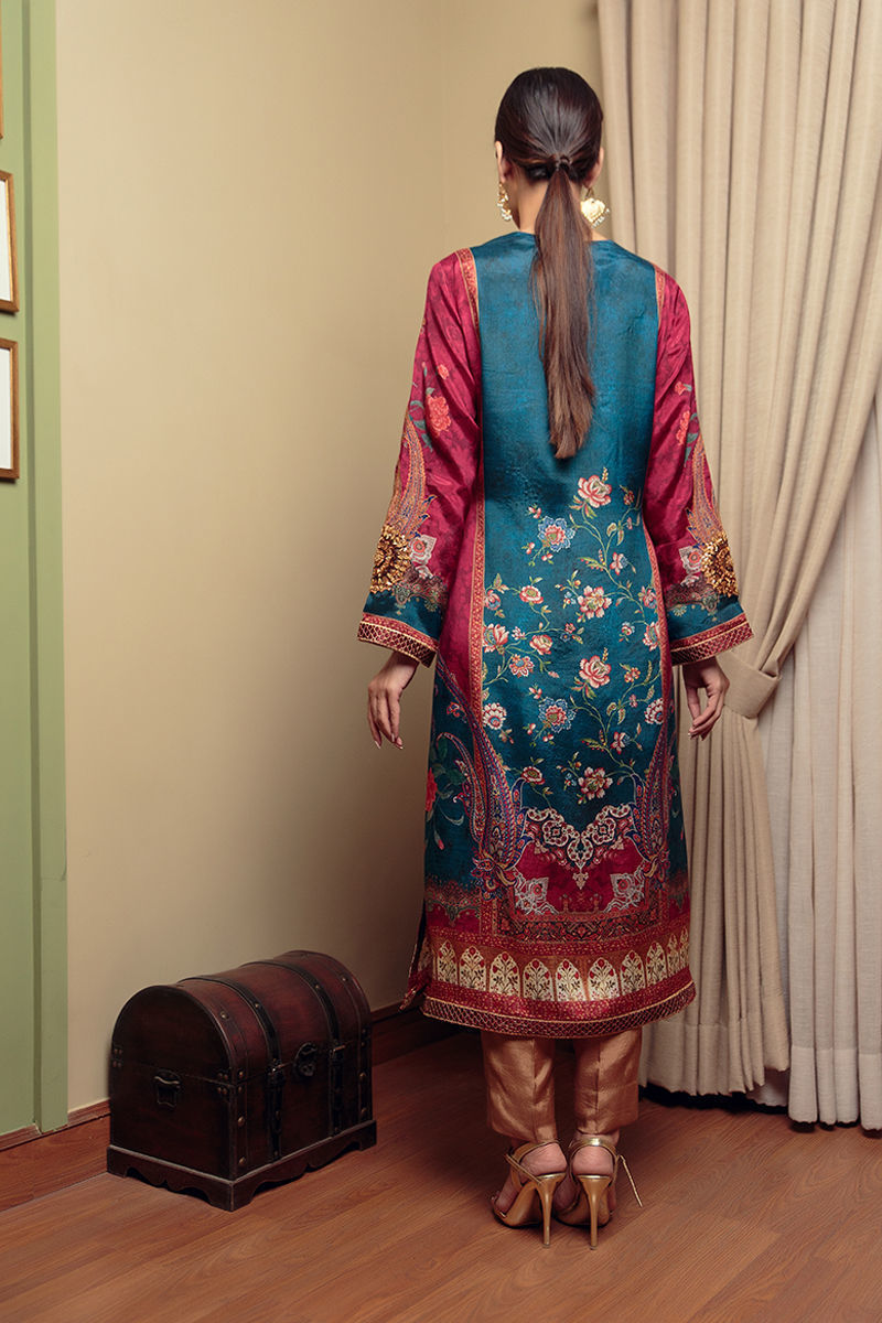 Shamaeel - Evening Blues - Viscose Silk