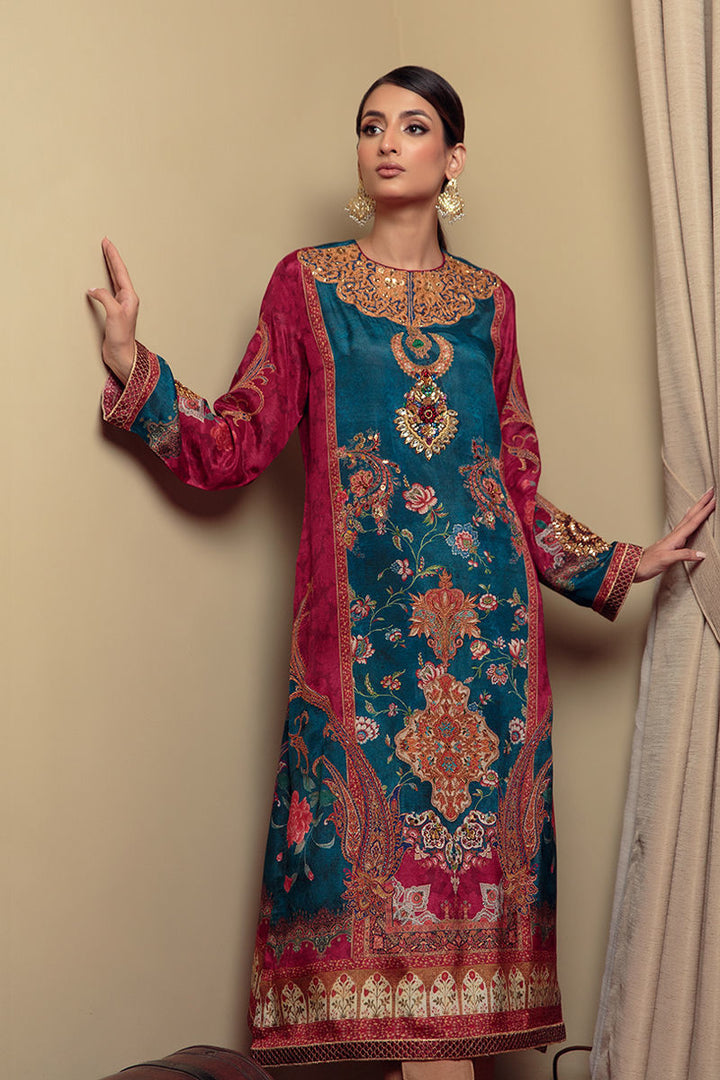 Shamaeel - Evening Blues - Viscose Silk