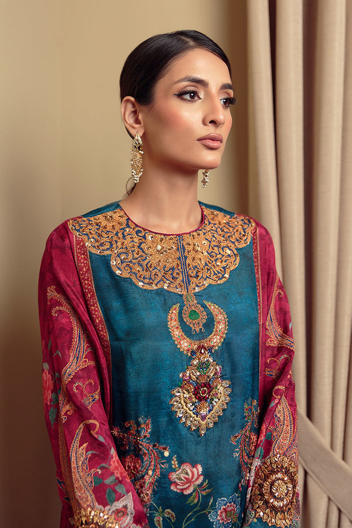 Shamaeel - Evening Blues - Viscose Silk