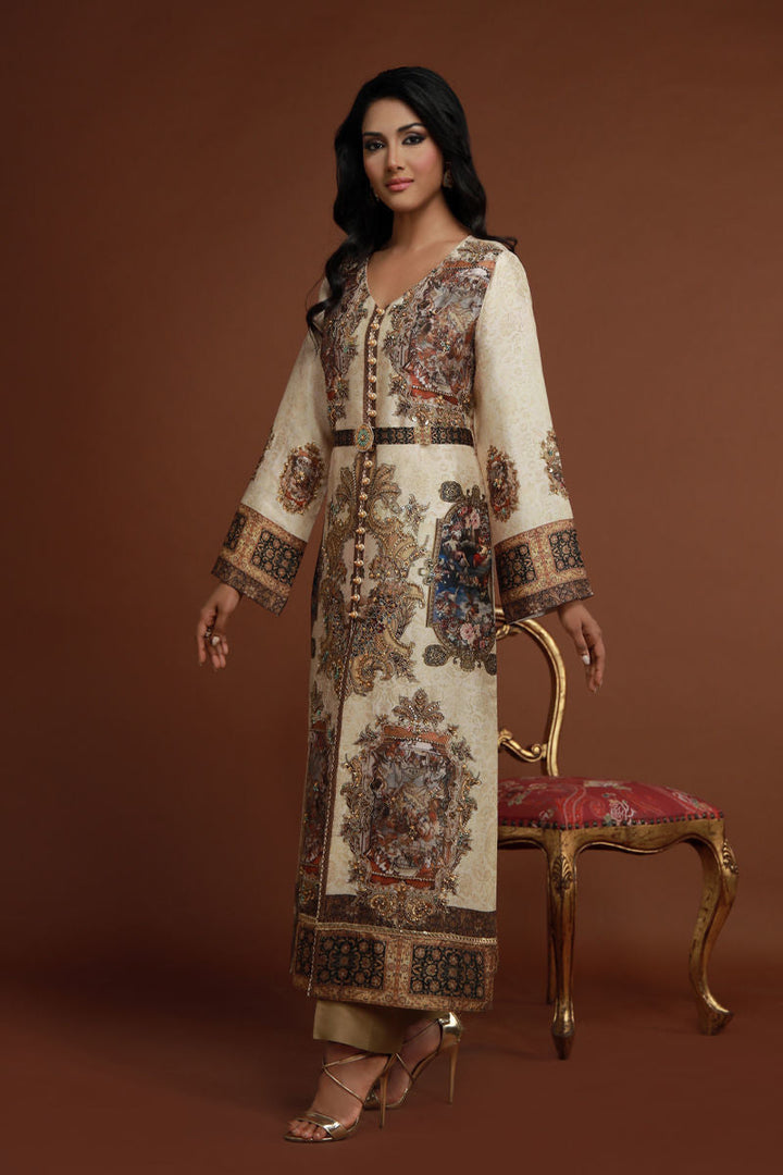 Shamaeel - Flora-07 - Sheesha Silk/Cotton Silk