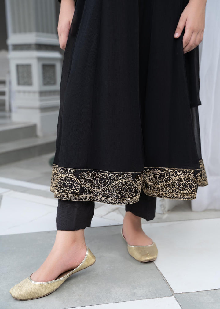 Laleen Maya Pishwas Black 3 Piece