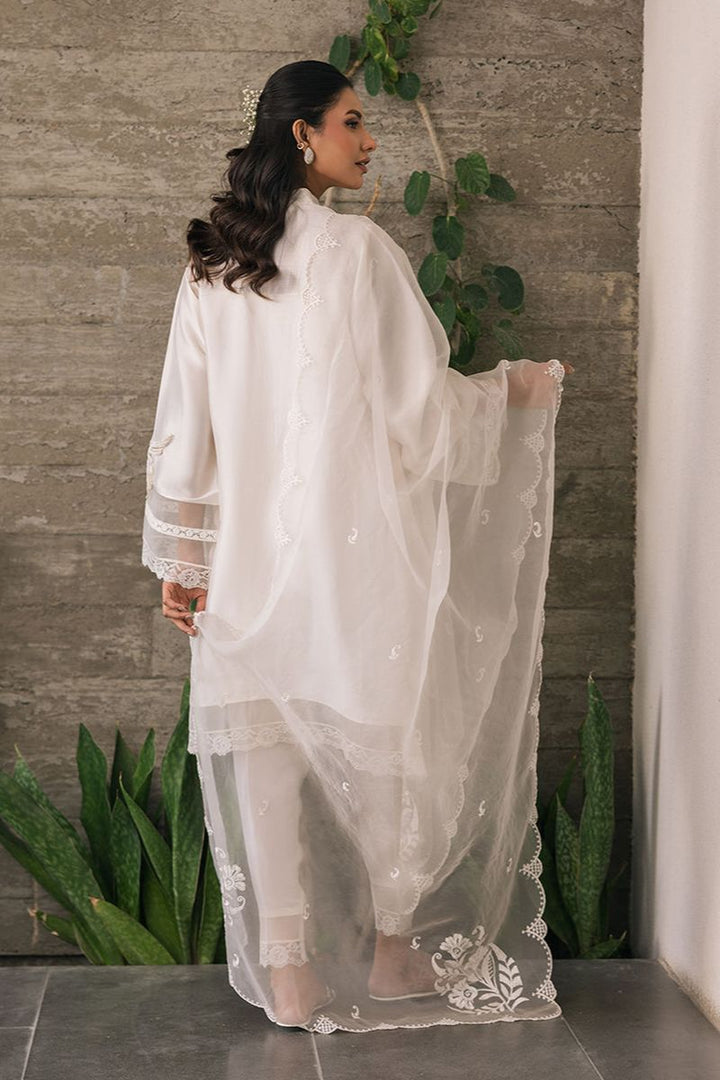 Deepak Perwani - Kut333 - Shisha Silk - Ivory - 3 Piece