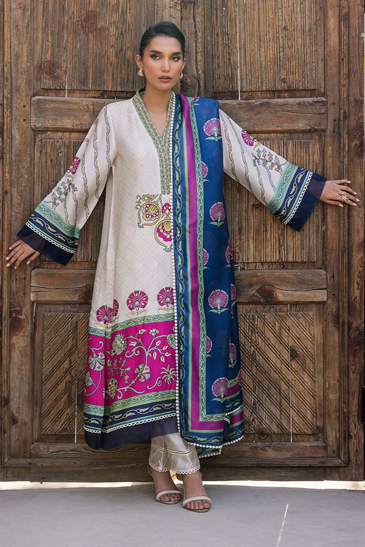 Deepak Perwani - KUD04 - Pure Silk - 3 Piece