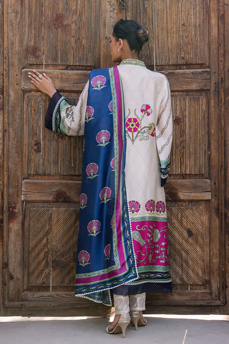 Deepak Perwani - KUD04 - Pure Silk - 3 Piece