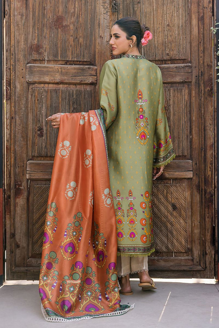 Deepak Perwani - KUD01 - Pure Silk - 3 Piece