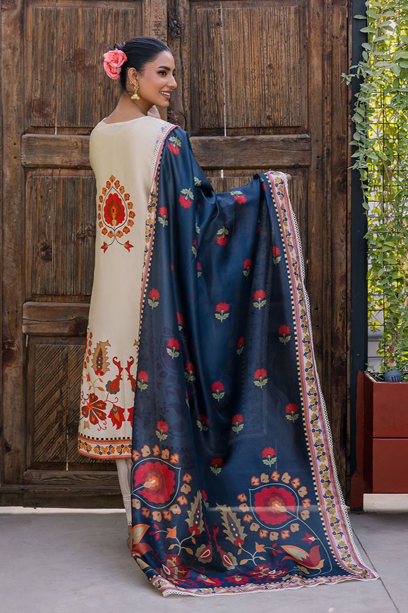 Deepak Perwani - KUD06 - Pure Silk - 3 Piece