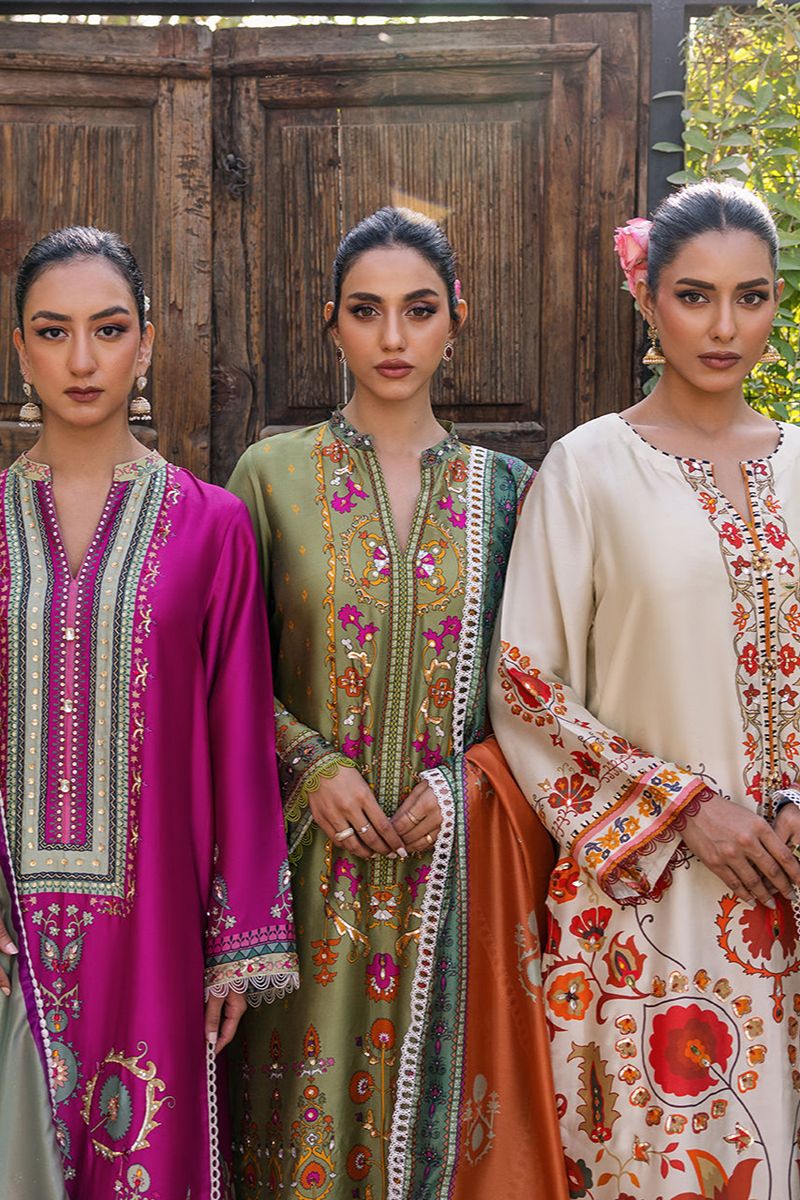 Deepak Perwani - KUD06 - Pure Silk - 3 Piece