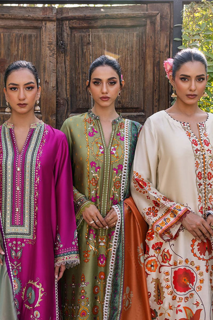 Deepak Perwani - KUD06 - Pure Silk - 3 Piece