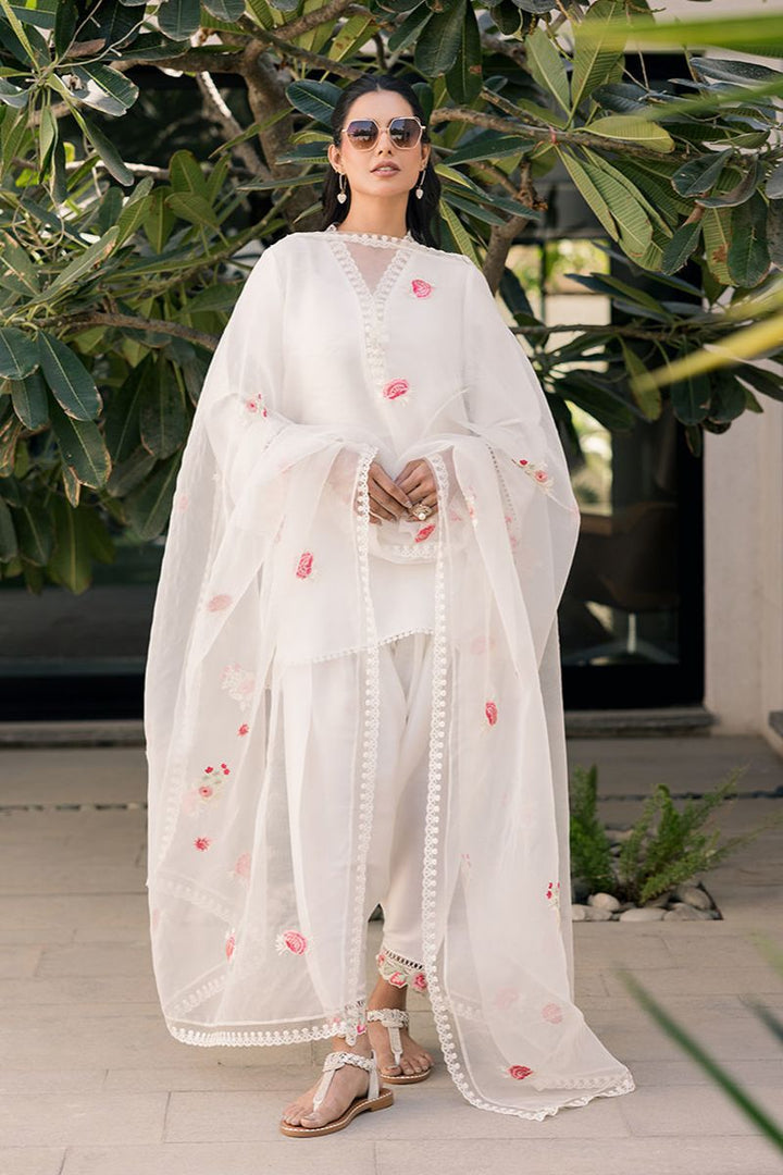 Deepak Perwani - Kut317 - Shisha Silk - Ethereal Ivory - 2 Piece