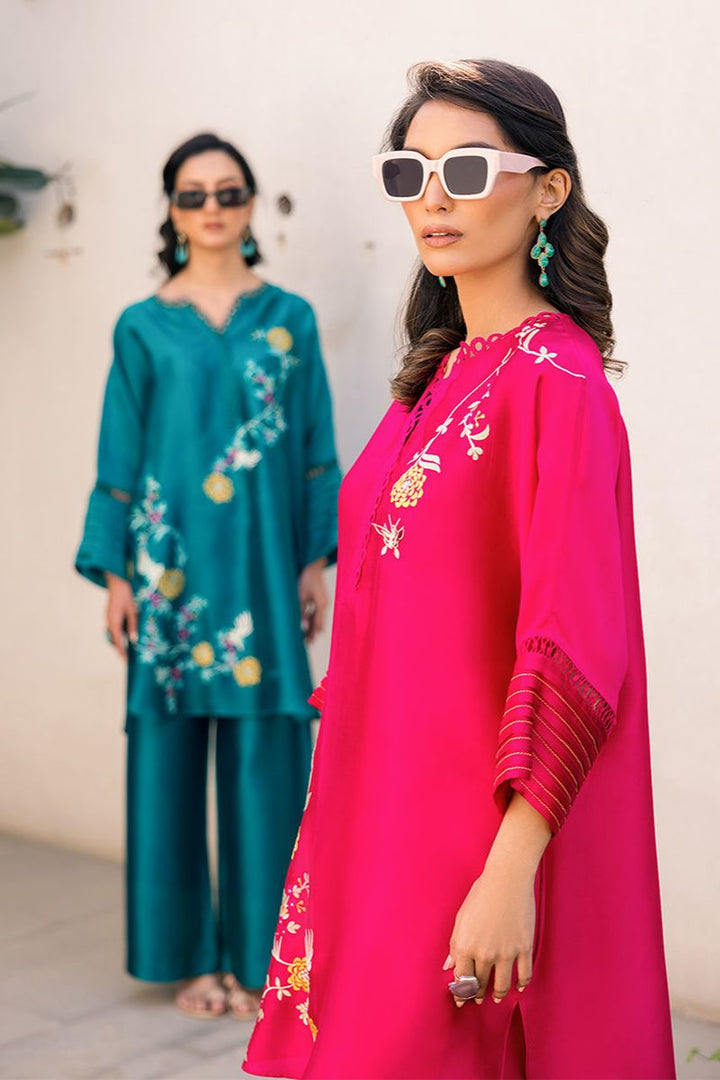 Deepak Perwani - Kut320 - Shisha Silk - Vibrant Green - 2 Piece