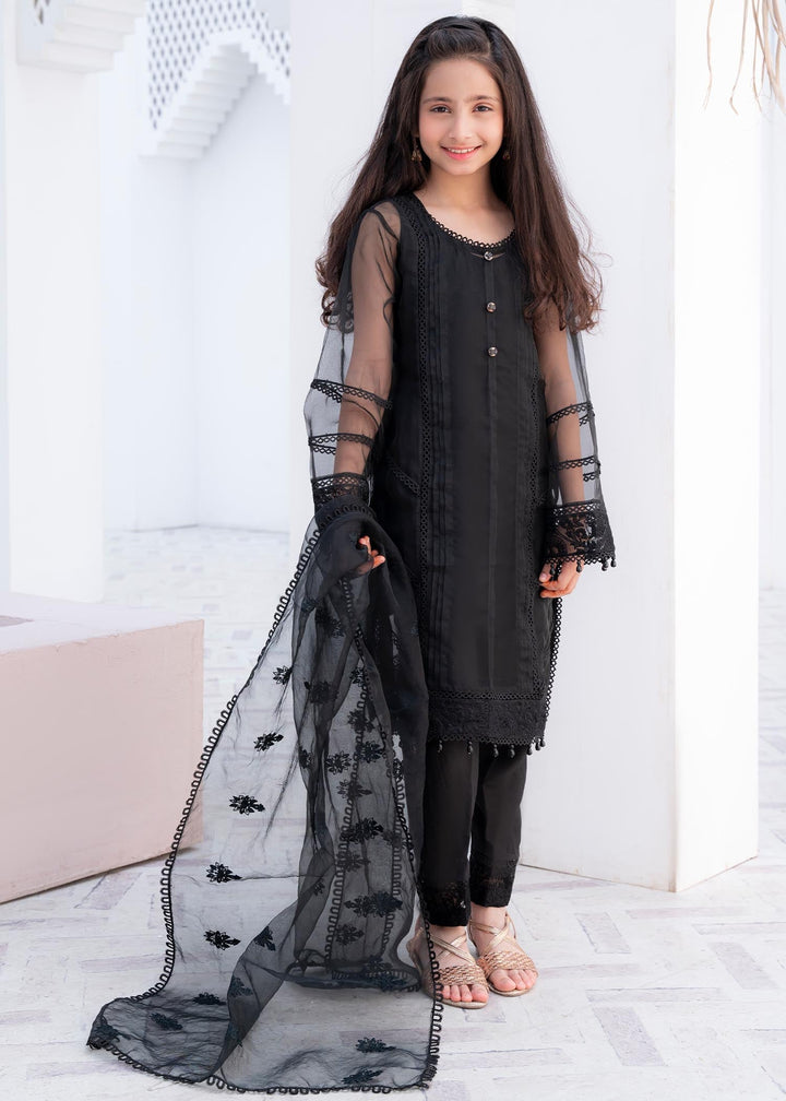 Laleen Haya kid - Black 3 Piece Suit