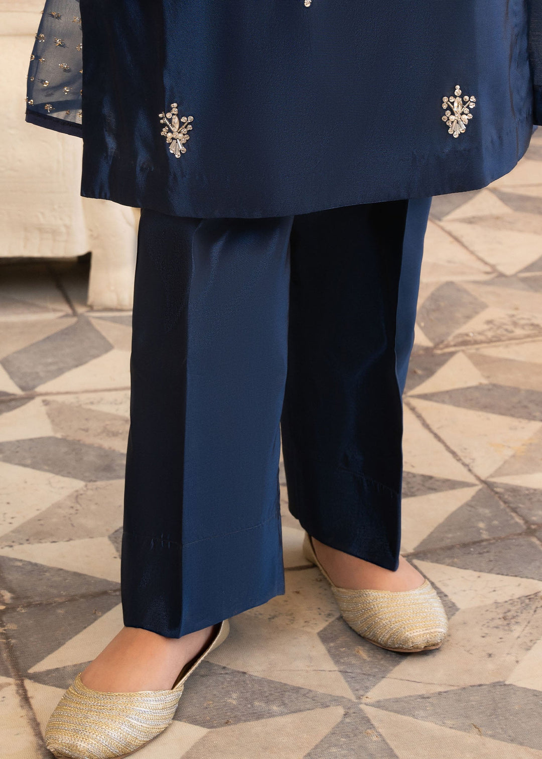 Laleen Garnet Kids 3 Piece Suit Blue