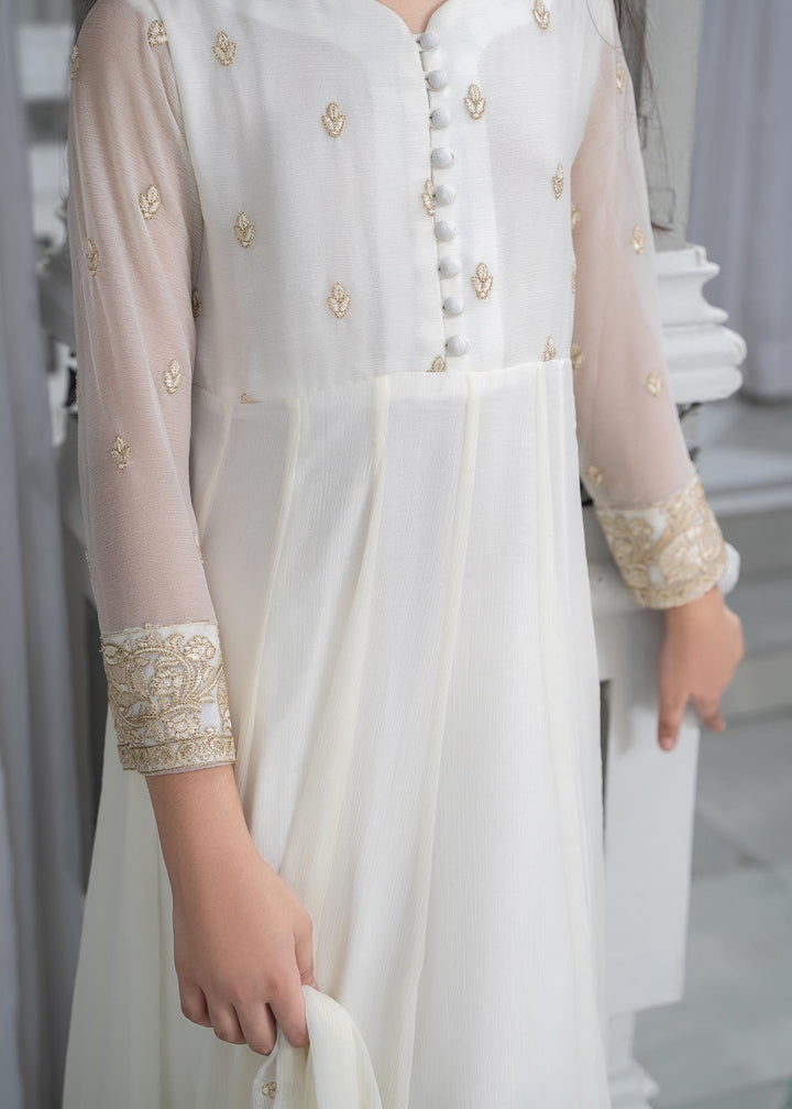 Laleen Kaila Pishwas White 3 Piece