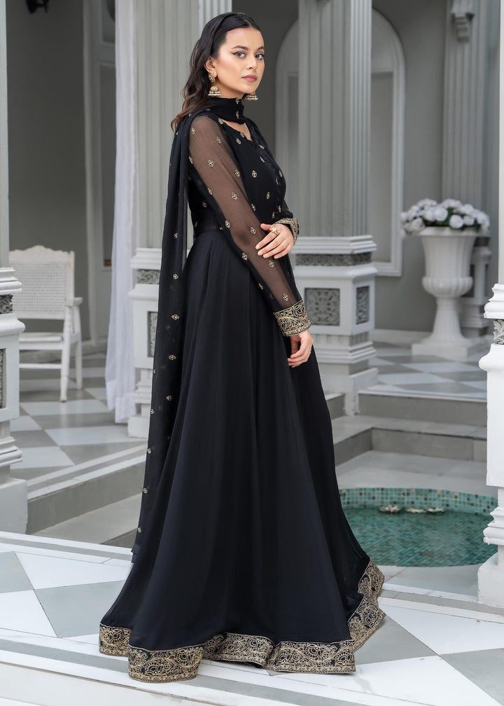 Laleen Kaira Pishwas Black 3 Piece