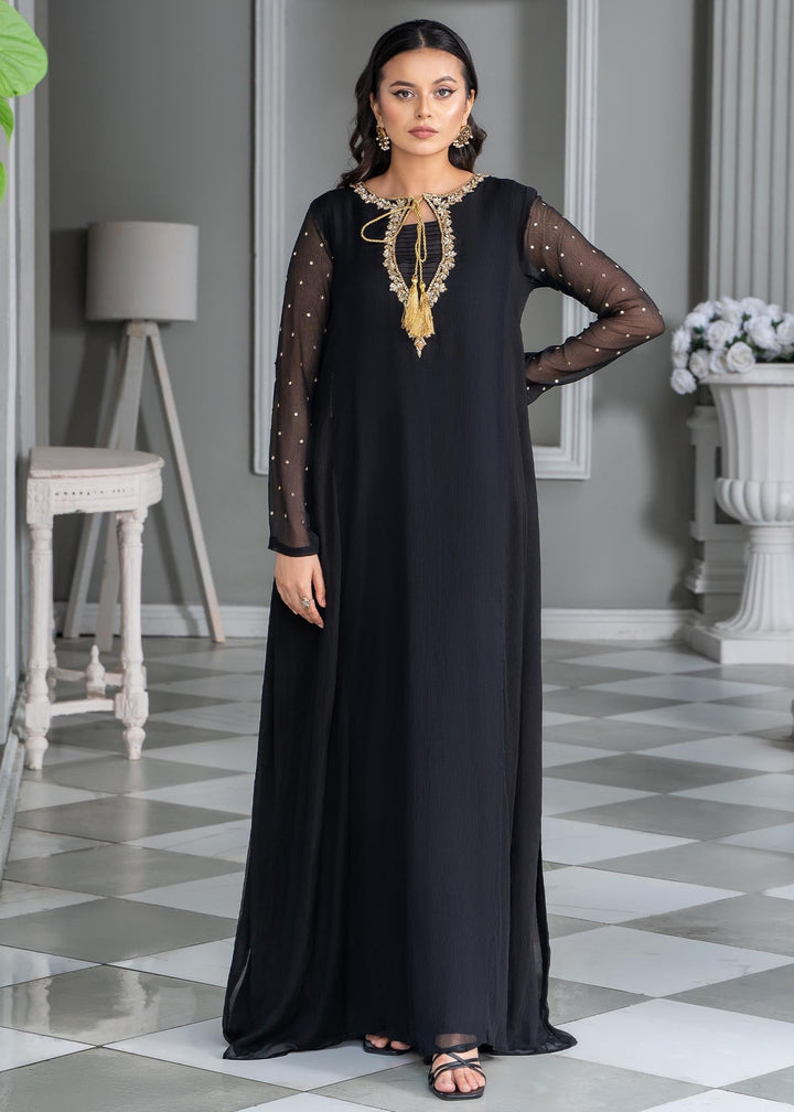 Laleen Haniya Pishwas Black 3 Piece