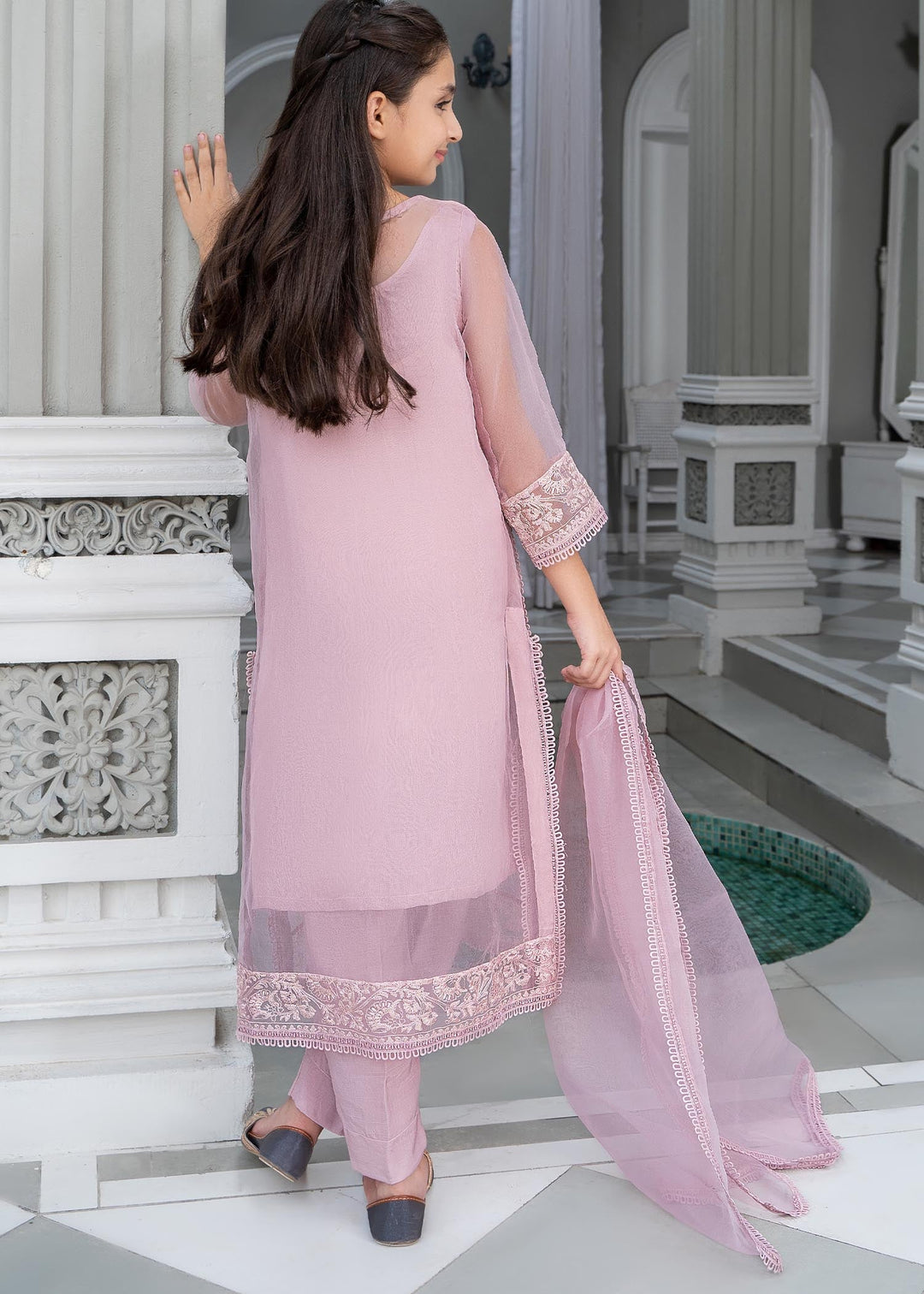 Laleen Myza 3 Piece Suit Purple