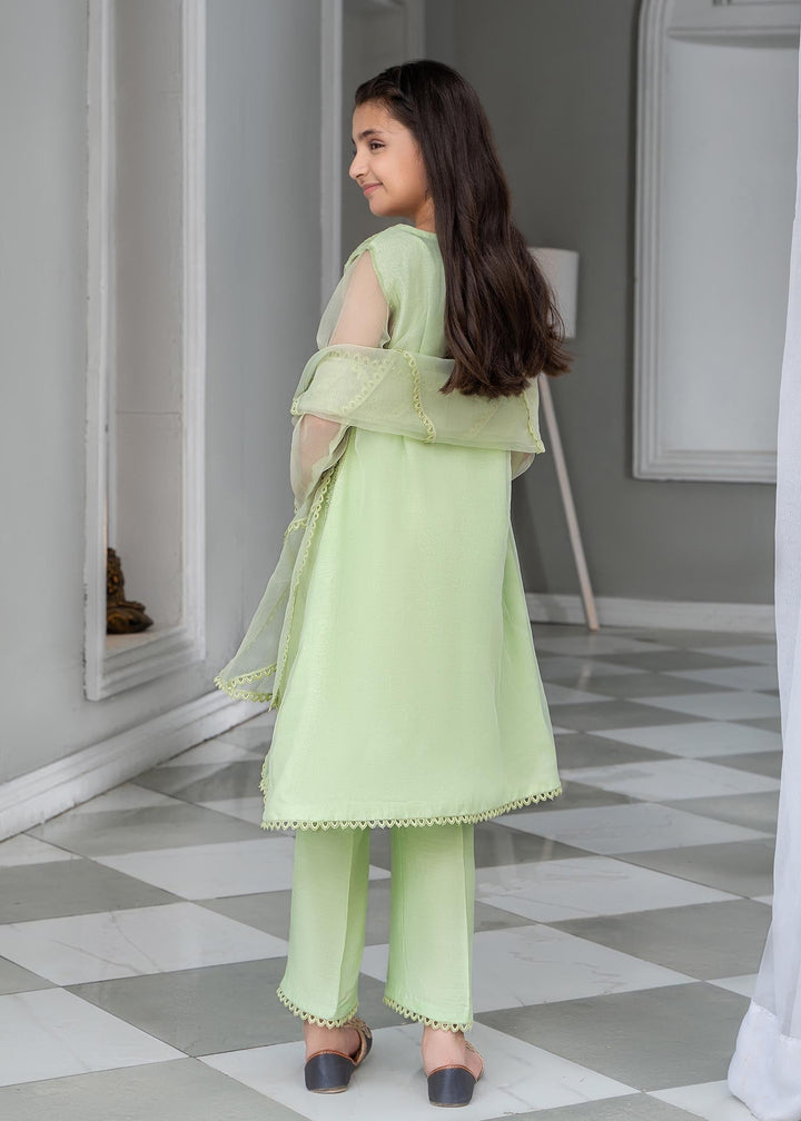 Laleen Qiara 3 Piece Suit Green