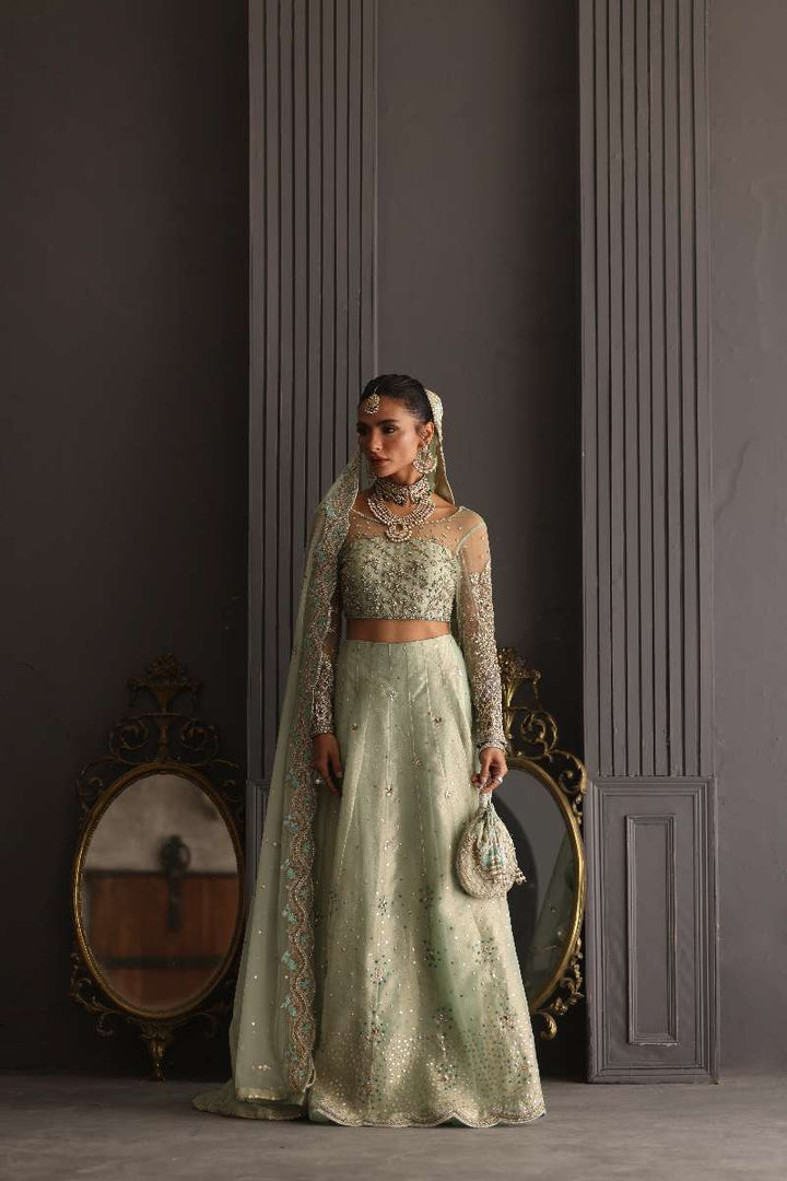 Deepak Perwani - Tulle And Lame Lehenga Choli For Women - 3 Piece